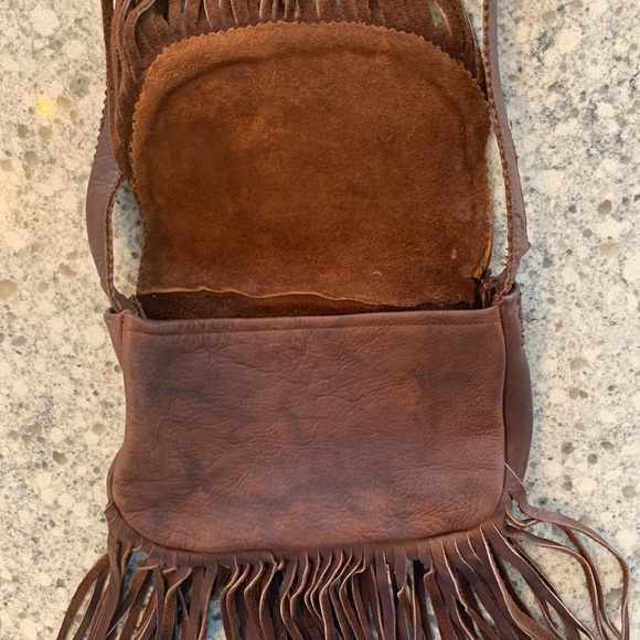 Kobler purse fringe w/ turquoise! Crossover - Picture 7 of 15